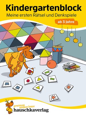 cover image of Kindergartenblock--Meine ersten Rätsel und Denkspiele ab 3 Jahre